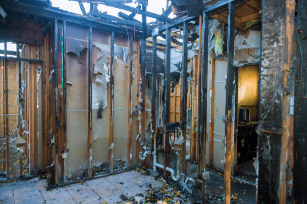Professional Emergency Fire Cleanup technician working in Eastpoint, FL